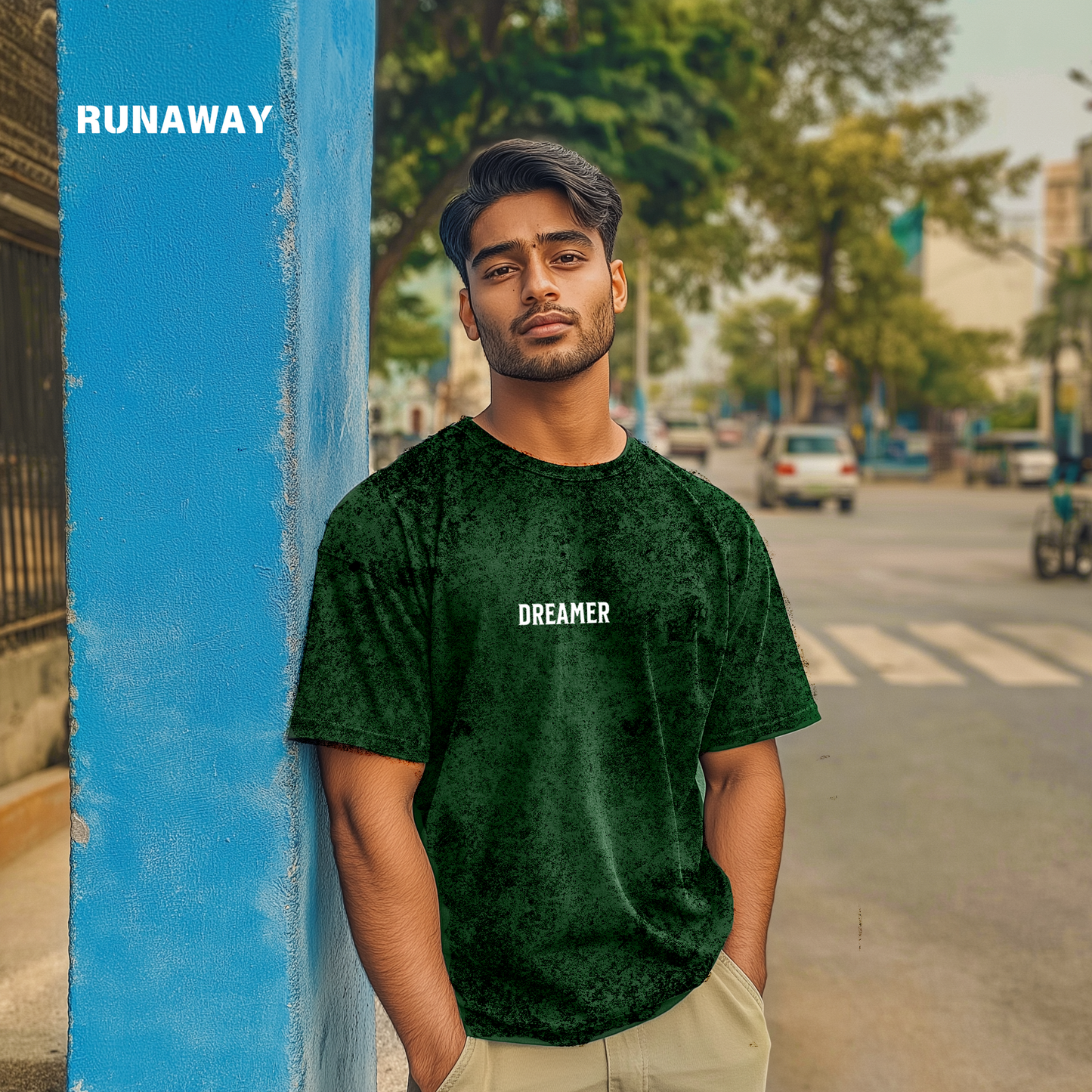 Dreamer - Oversized T-shirt (Acid Wash)
