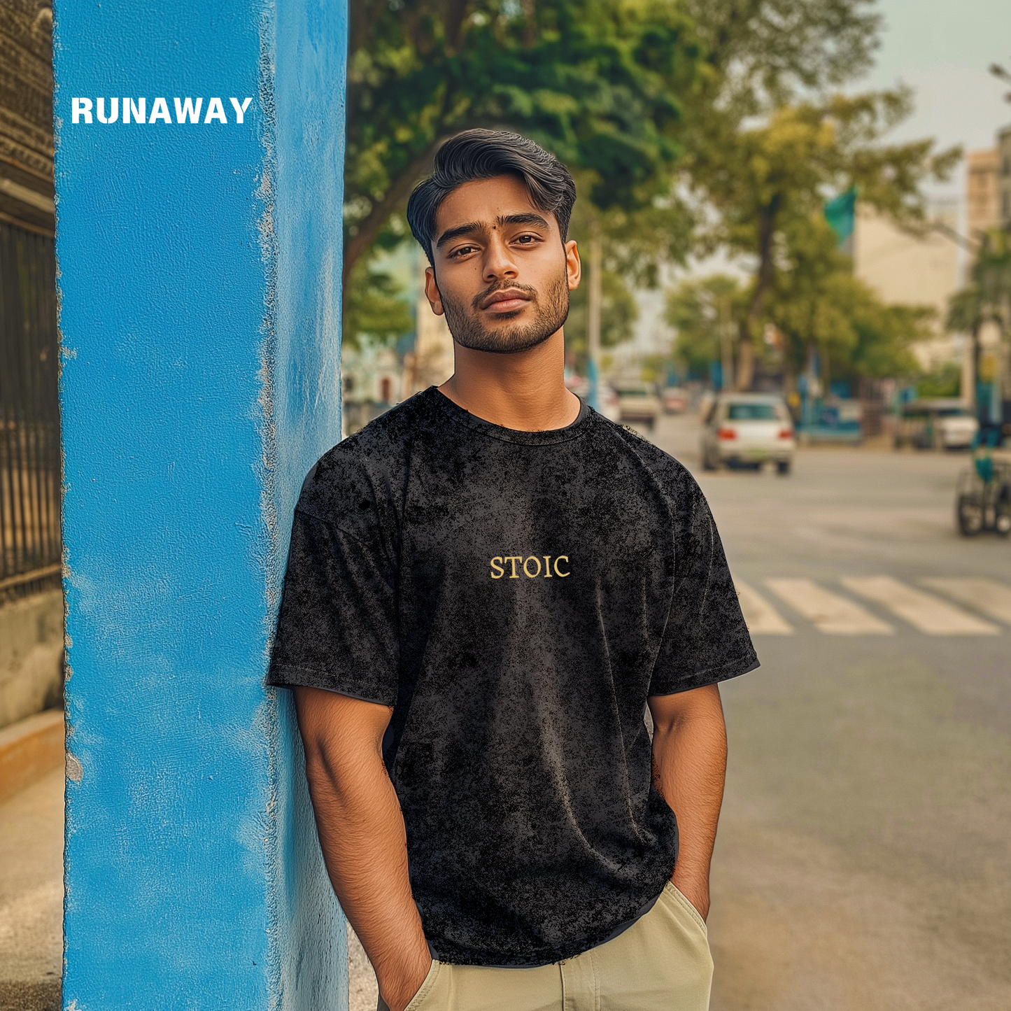 Stoic - Oversized T-shirt (Acid Wash)